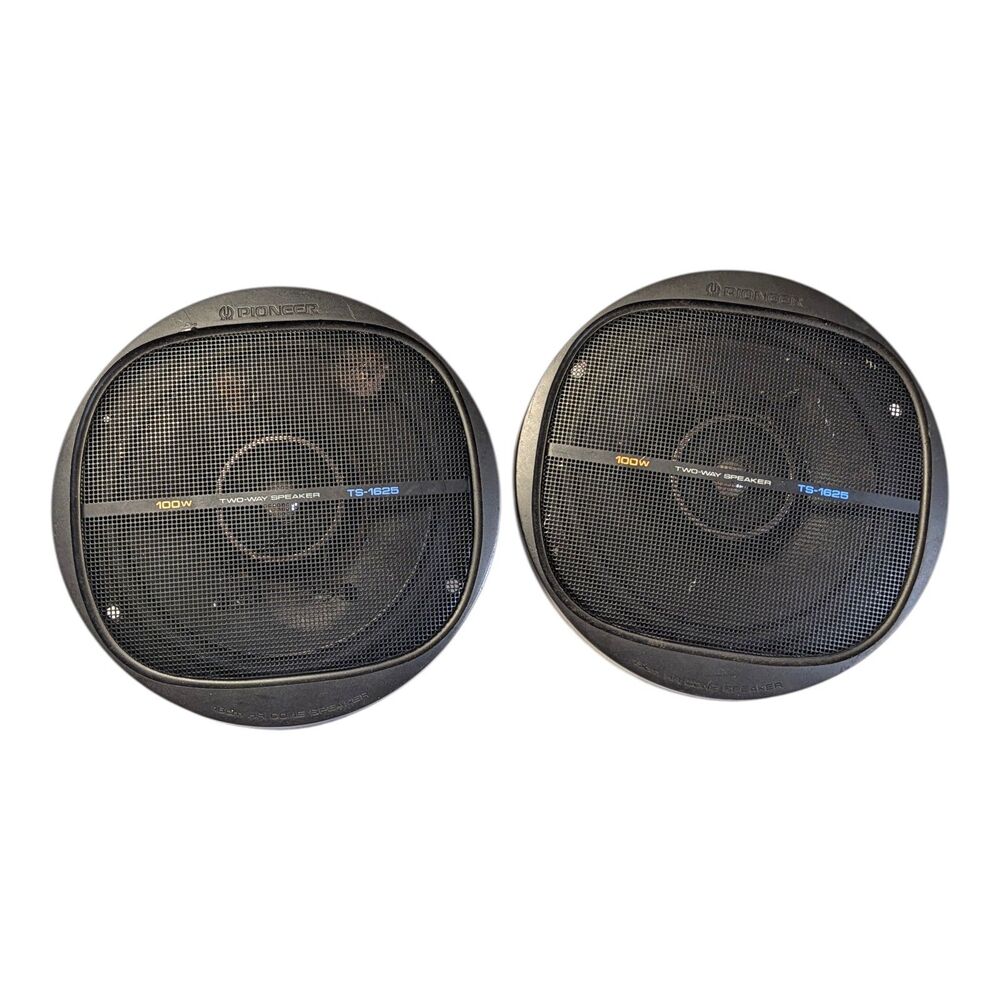 Vintage Pioneer TS 1625 Old School Car Speakers Pioneer 150W MAX Output
